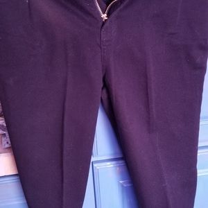 Ladies Pants  color black %99 cotton size 6